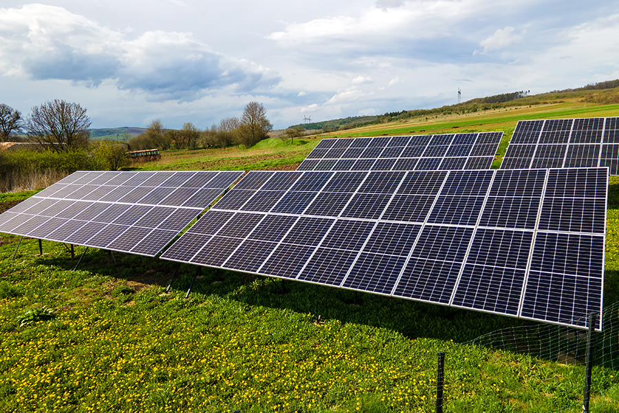 Solarpark Landwirtschaftliche Flächen Erbschaft